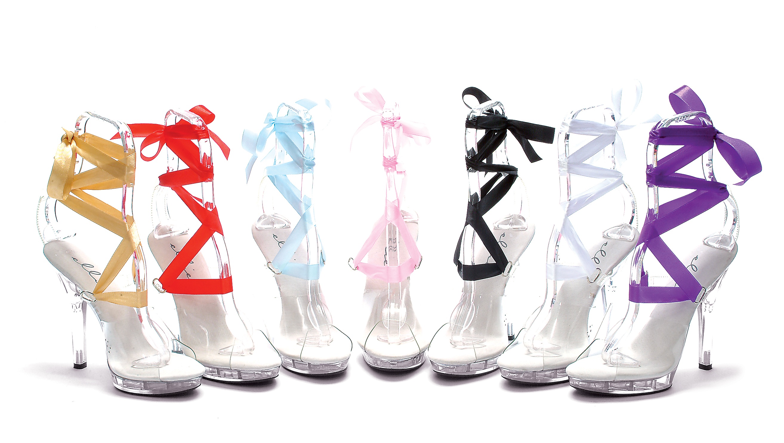 Bella - 5 Inch Ribbon Lace-Up Sandal